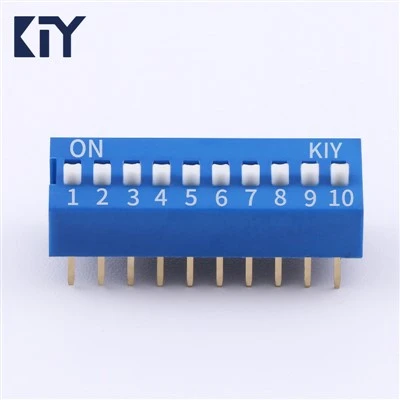 10 Pin Blue Slide Kalite DIP switch